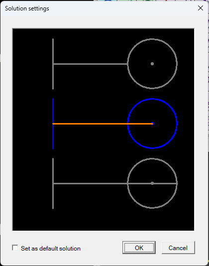 Easson2D circle-to-line distance options