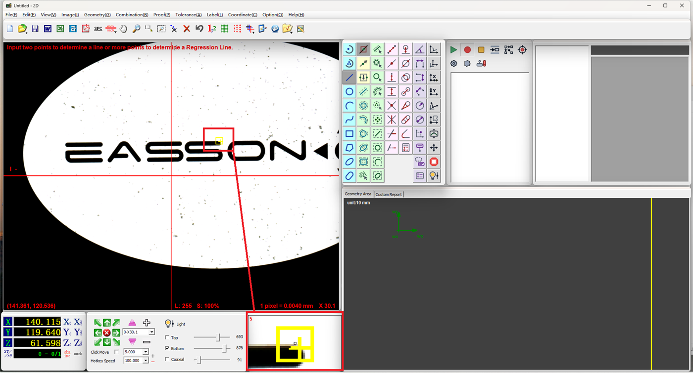 Easson2D magnifier image