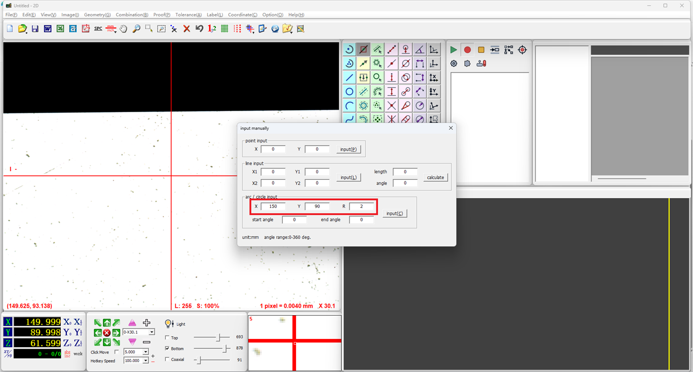 Easson2D enter element parameters